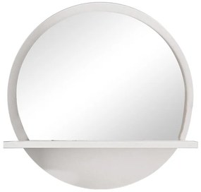 Jaklyn melamine mirror in white shade 62x6x62cm 62x6x62 εκ.