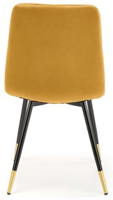 K438 chair color: mustard DIOMMI V-CH-K/438-KR-MUSZTARDOWY