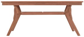 Τραπέζι Τραπεζαρίας WONDER Ξύλο ΤΕΑΚ Φυσικό 180x91x75Υ εκ. 180x91x75 εκ.