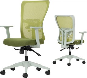 Office Chair Set (2 Pieces) Lumbar 108 - Green Green