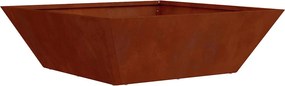 vidaXL Γλάστρα Κήπου Σκ rusty 50 x 50 x 15 cm