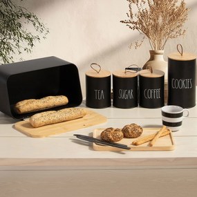 Δοχείο Ζάχαρης (Φ10.4x13) Nef-Nef Homeware Black