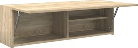 vidaXL Ντουλάπι τοίχου μπάνιου Sonoma Oak 100x25x30 cm