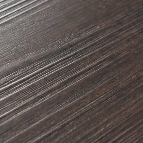 vidaXL Δάπεδο Μη Αυτοκόλλητο Σκούρο Καφέ 4,46 μ² / 3 χιλ. από PVC