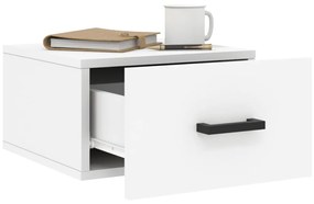 vidaXL Κομοδίνο Επιτοίχιο Λευκά 35 x 35 x 20 εκ.
