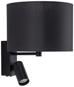 Φωτιστικό Τοίχου Lusso 11521 23x25.5-30cm 10W Led, 10W Gu10/Led Black Nowodvorski