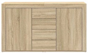vidaXL Πλαϊνό γραφείο Sonoma Δρυς 120 x 36 x 69 εκ Επεξεργασμένο ξύλο