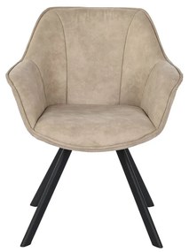 Καρέκλα DKD Home Decor Μαύρο Μπεζ 64 x 67 x 85 cm