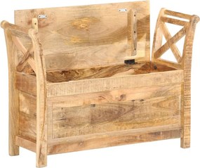 vidaXL Πάγκος Χολ 103 x 33 x 72 εκ. από Μασίφ Ξύλο Μάνγκο