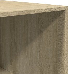vidaXL Ντουλάπα Χρώμα Sonoma Δρυς 80x50x200 εκ. από Επεξ. Ξύλο
