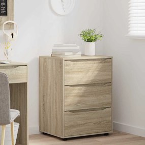 vidaXL Ντουλάπι αποθήκευσης Δρύς Sonoma 60 x 48 x 81 εκ