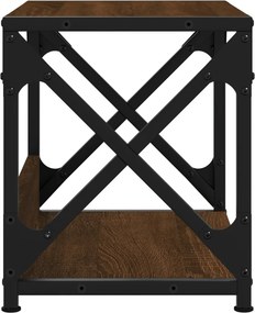 vidaXL Βάση Εκτυπωτή 2 Επιπέδων Καφέ Δρυς 44x26x31,5 εκ Επεξ. Ξύλο