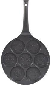 Lamart Τηγάνι Αυγών - Pancakes 7 Θέσεων Φ27cm Αντικολλητικό Αλουμινίου Με Σχέδια LT1294