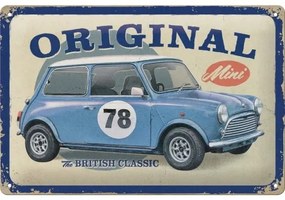 Μεταλλική πινακίδα Mini Cooper - The British Classic