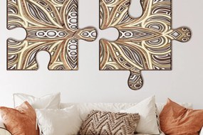 Σετ των 2 Intra απο ξύλο plywood 3mm-4mm πάχος – Αρχεία κοπής με λέιζερ πολλαπλών στρώσεων παζλ Δίασταση  20x20 cm INTRAFABR-12688805