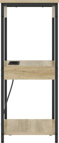 vidaXL Κομοδίνο Δρύς Sonoma 41 x 31 x 76 εκ. Επεξεργασμένο ξύλο
