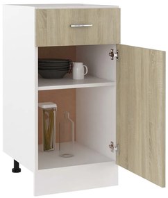vidaXL Ντουλάπι με Συρτάρι Sonoma Δρυς 40x46x81,5 εκ. Επεξ. Ξύλο