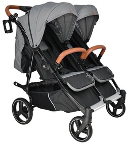 BEBE STARS ΚΑΡΟΤΣΙ ΔΙΔΥΜΩΝ DOUBLE TROUBLE GREY 7901-186
