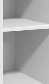 vidaXL Συρταριέρα Λευκή 30x42,5x93 εκ. από Επεξεργασμένο Ξύλο