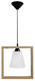 Φωτιστικό Οροφής Μονόφωτο FUN-01 31-0402 White Wood