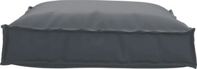 vidaXL Μαξιλάρι Ύφασμα Όξφορντ Ανθρακί 70 x 70 x 12 cm