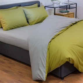 Παπλωματοθήκη Μονή (Σετ 165x245) 2 Όψεων Naf-Naf Hue Willow - Ghost Grey