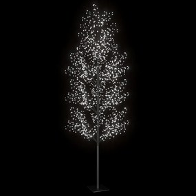 vidaXL Χριστουγεννιάτικο Δέντρο Κερασιά 1200 LED Ψυχρό Λευκό Φως 400εκ