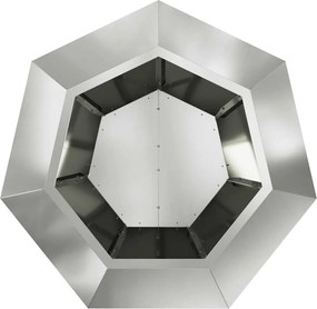 vidaXL Γλάστρα 2 pcs Ασημί 75 x 75 x 60 εκ Επικαλυμμένος Χάλυβας