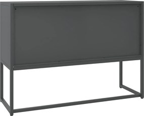 vidaXL Μπουφές Ανθρακί 105 x 35 x 75 εκ. από Ατσάλι