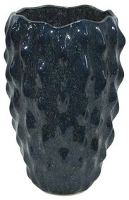 Βάζο Belinda 003-124-108 21x21x32cm Dark Blue Ceramic