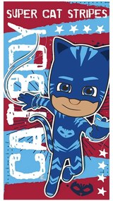 Πετσέτα Παιδική Βελουτέ PJ Masks 28 Multi Viopros Body 70x140cm 100% Cotton