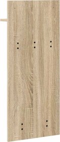 vidaXL Τοίχου Κρεμάστρα Δρύς Sonoma 40 x 10 x 90 εκ.
