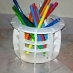 Intra απο ξύλο plywood 3mm-4mm πάχος – Ξύλινη Στρογγυλή Μολυβοθήκη 50x60 cm INTRAVECTRY-MY551226