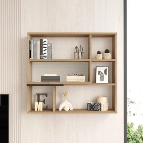 Ράφι Τοίχου Καρυδί ITAN 90.1x22x81