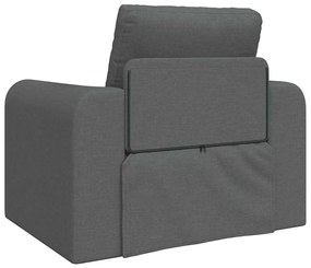 vidaXL Κρεβάτι καναπές Σκούρο Γκρι 98 x 71 x 83 εκ. ύφασμα