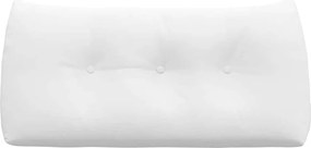 vidaXL Μαξιλάρι Πλάτης Λευκό 100 x 24 x 50 εκ ύφασμα