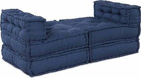vidaXL Μονάδα Μοντέρνου Καναπέ 4 pcs Ινδικο Ύφασμα
