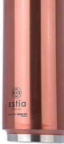 Ποτήρι Θερμός Travel Cup Save The Aegean Rose Gold 500ml - Estia