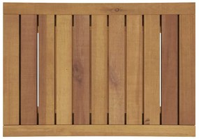 vidaXL Τραπέζι Βοηθητικό Μπάνιου 50 x 35 x 45 εκ. από Μασίφ Ξύλο Teak