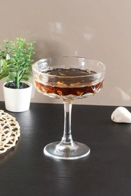 Stewehome Σετ 4 τεμαχίων ποτήρια κοκτέιλ μαρτίνι από γυαλί Λευκό