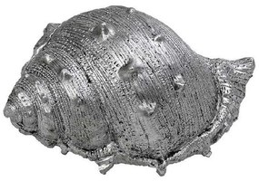 Διακοσμητικό Κοχύλι MT2730K4 13x8x6,5cm Silver Espiel Polyresin
