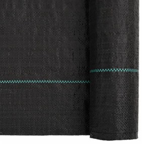 vidaXL Μεμβράνη Εδαφοκάλυψης Μαύρη 2x25 μ. από Πολυπροπυλένιο