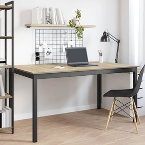 vidaXL Τραπεζαρίες 150 x 78 x 75 εκ ΜΕΤΑΛΛΟ