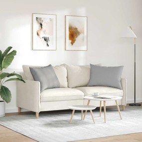 vidaXL Μαξιλάρι Καναπέ 2 pcs Σκίουρος Γκρί 70 x 50 cm ύφασμα