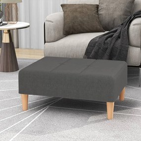 vidaXL Υποπόδιο Σκούρο Γκρι 78 x 56 x 32 εκ. Υφασμάτινο