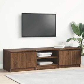 vidaXL Έπιπλο Τηλεόρασης Καφέ Δρυς 140x40x35,5 εκ. από Επεξεργ. Ξύλο