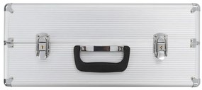 vidaXL Εργαλειοθήκη 47x36x20 εκ. Ασημί Αλουμινίου