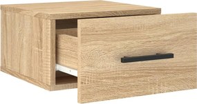 vidaXL Κομοδίνα Επιτοίχια 2 τεμ. Sonoma Δρυς 35 x 35 x 20 εκ.