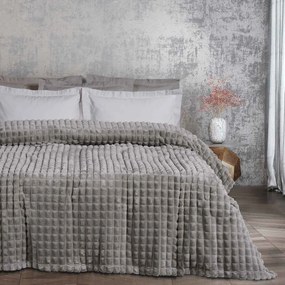 Κουβέρτα Fleece Υπέρδιπλη (220x240) Das Home 1359 Grey