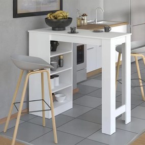 Tραπέζι Μπάρ Valence Λευκό 120x50x105 εκ. 120x50x105 εκ.